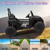24V UTV for Kids, 2 Seater Ride-On Toy Electric Car, 24V Electric Off-Road UTV w/Remote Control, Safety Belt, Music & Light for Aged 3-8 Years - 3 of 4