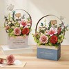ROBOTIME 3D Puzzle, Wooden Flower Basket with Exquisite Accessories, Decorative Building Kits for Kids Adults, Multicolored, 11"*5.9"*11.8" - 3 of 4