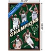 Trends International NBA Milwaukee Bucks  - 2021 NBA Finals Champions Framed Wall Poster Prints - 3 of 4