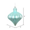 Vickerman 6" Matte Onion Drop Christmas Ornament - image 2 of 4