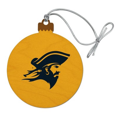 ETSU Secondary Logo Wood Christmas Tree Holiday Ornament
