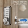 ZACHVO Keyless Entry Deadbolt Lock, Electric Door Locks with Keypads and Emergency Charging Port, Satin Nickel - 4 of 4