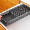 OU In Drawer Knife Organizer, Compact Knife Holder, Utensil Storage Drawer Insert, Kitchen Organizer, Hand Wash - 3 of 4