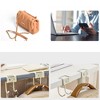 Unique Bargains Desk Hook Apricot 2 Pcs - 3 of 4