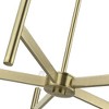 Livex Lighting Copenhagen 5 - Light Chandelier in  Antique Brass - 3 of 4