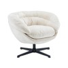 Maliang Modern Chenille Office Chair, 360¡ã Swivel Accent Chair with Removable Cushion - 2 of 4