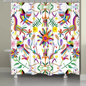 Laural Home Folk Art Whimsy Shower Curtain - 1 of 1