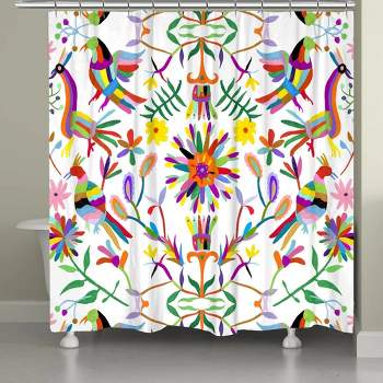 Laural Home Folk Art Whimsy Shower Curtain