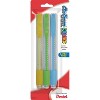 Pentel Clic Eraser Pencil-Style Grip Eraser Assorted 3/Pack ZE21TBP3M - 2 of 4