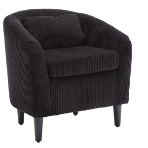 NicBex 24.8 Inch Modern Corduroy Single Sofa with Thick Cushions and 1 Pillow for Living Room,Office,Apartment - 1 of 4