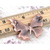 Anna-Kaci Crystal Cute Old Rose Golden Tone Speckled Butterfly Pin Fashion Brooch - Multicolor - 3 of 4
