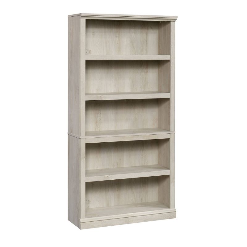 69.764&#34;Decorative Bookshelf Chestnut - Sauder: 5-Shelf Storage, Adjustable, Transitional Style, 1 of 6