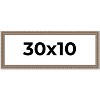 PosterPalooza | Panoramic Deco Silver Picture Frame - UV Acrylic, Foam Board Backing, Hanging Hardware - 2 of 4