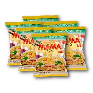 MAMA Pork Flavor Instant Noodles Thai Style 1.94 Oz./55 G. (Pack of 6) - 1 of 4