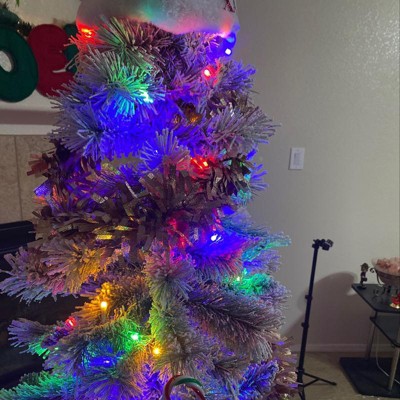 Super RGB Multicolor Christmas Tree Lights, 5FT DIY Pre-lit Christmas Tree  with App & Remote Control…See more Super RGB Multicolor Christmas Tree