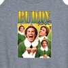 Women's ELF Christmas Buddy the Elf Graphic Racerback Tank - Heather Grey - Medium - 2 of 4