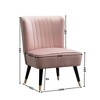 APRILSOUL 33.00" Contemporary Velvet Upholstered Accent Chair - 2 of 4