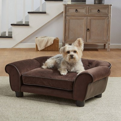 tufted dog couch