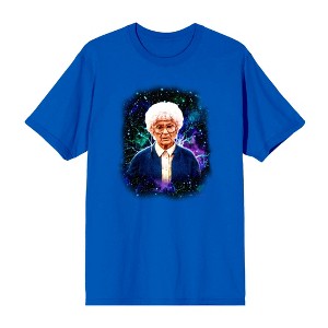 Golden Girls Sophia Galaxy Headshot Crew Neck Short Sleeve Men's T-shirt - 1 of 2