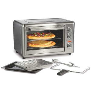 Hamilton Beach Countertop Oven With Convection & Rotisserie Ss 31103d: 1500w Toaster Oven, Freestanding, Dishwasher-safe Parts : Target Hamilton Beach Countertop Oven With Convection & Rotisserie Ss 31103d: 1500w Toaster Oven, Freestanding, Dishwasher-safe Parts : Target