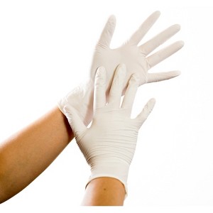 Bertech Cleanroom Compatible Powder Free Nitrile Gloves Small White (NPF-9-S) - 1 of 3