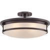 Quoizel Lighting Sailor 5 - Light Semi-Flush Mount in  Western Bronze - 4 of 4