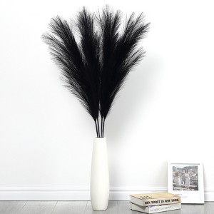 4 PCs Extra Large Faux Pampas Grass Decor, 44 Inch Large Tall Fluffy Artificial Pampas Grass Fake Dried Flowers Decor, Boho Home Decor - 1 of 4