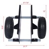 NAYSAYE Steel Panel Dolly with Pneumatic Wheels and Adjustable Clamp for Workshop and Warehouse Use, Black, 21.7"*15.9"*12" - 4 of 4