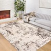 COZONY Abstract Area Rug, Non-Slip Washable Low Pile Carpet, Modern Floral Design for Living Room, Bedroom, Hallway Indoor - 2 of 4