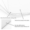 Simply Genius 8-Pack Plastic Cutting Boards for Kitchen, Non-Slip & BPA Free Flexible Chopping Board Set- (White, Mixed Size) - 2 of 4