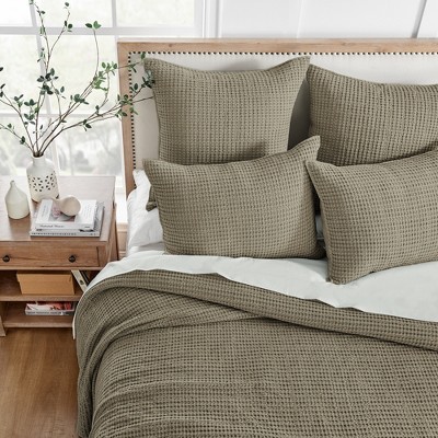 Taupe Twin Reversible Microfiber Bedspread Set