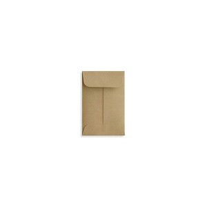 LUX #1 Coin Envelopes 2 1/4 x 3 1/2  1000/Box Grocery Bag 1COGB-1000 - 1 of 1
