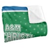 Texas A&M University Corpus Christi Logo Dots Silky 50x60 Blanket, 1 Sided - 3 of 4