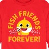 Boys' - Baby Shark - Fish Friends Forever Long Sleeve Graphic T-Shirt - 2 of 4