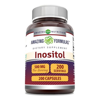 Amazing Formulas Inositol 500 Mg 200 Capsules