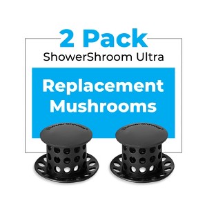 REPLACEMENT MINI MUSHROOM 2-PACK FOR SHOWERSHROOM ULTRA from TubShroom - 1 of 3