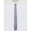 INSPIRE CHIC Men's Formal Casual Pre-tied Solid Color Neck Adjustable Zipper Ties - 2 of 4