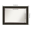 Amanti Art Milano Bronze Beveled Wood Bathroom Wall Mirror - 4 of 4