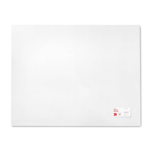 10pk 28 x 22 Poster Board White - up & up™