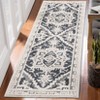 2'x6' Floral Medallion High Low Pile Tufted Living Room Rugs, Soft Non Shedding Bedroom Carpet,Vintage Retro Accent Floor Cover for Home Office, Grey - 2 of 4