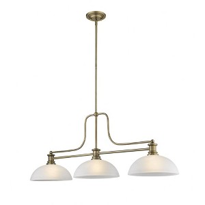 Z-Lite Melange 3 - Light Chandelier in  Heritage Brass - 1 of 1