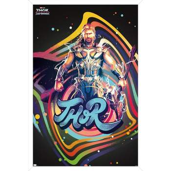 Trends International Marvel Thor: Love and Thunder - Squares Framed Wall Poster Prints
