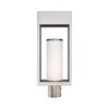 Livex Lighting Bleecker 1 - Light Post Light in  Brushed Nickel - 3 of 4