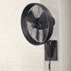 15" Minka Aire Modern Industrial Indoor Outdoor Wall Fan Matte Black Plug In Wet Rated for Patio Exterior Porch Gazebo Garage Barn - 2 of 4