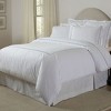 Pointehaven 300 TC Percale 100% Long Staple Cotton Double Satin Stitch Pillow cases pair - 4 of 4