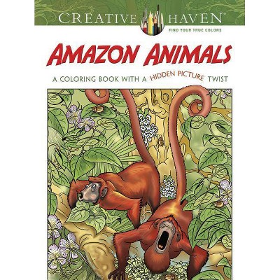 Creative Haven Amazon Animals - (Creative Haven Coloring Books) by  Jan Sovak (Paperback)