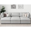 Belffin 6-Seater Sleeper Sectional - Convertible Cloud Couch with Storage & Plush Chenille - 4 of 4