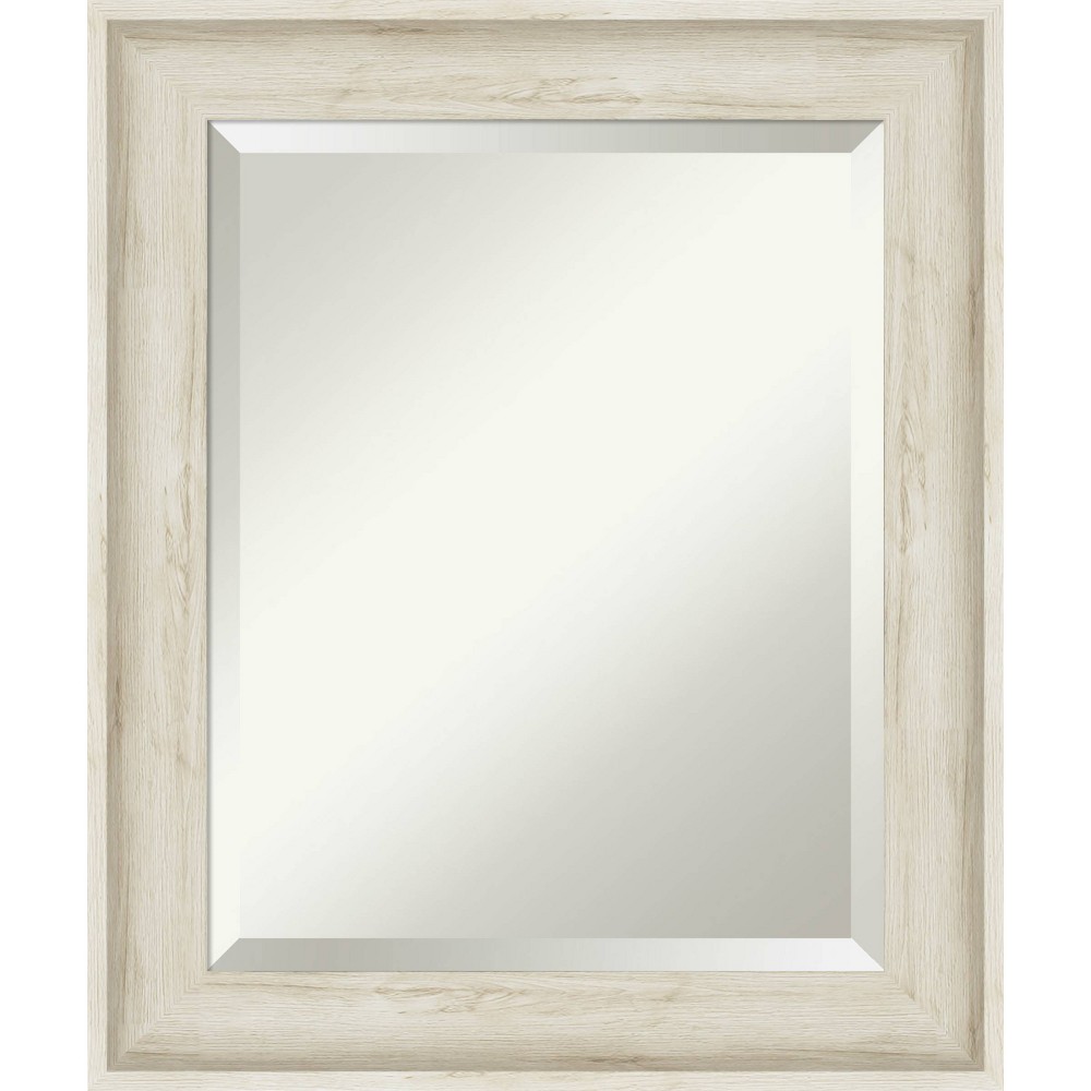 Photos - Wall Mirror 21" x 25" Regal Framed Bathroom Vanity  Birch Cream - Amanti Ar