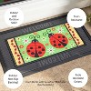 Evergreen Ladybug Pair Sassafras Indoor Outdoor Switch Doormat 1'10"x10" Multicolored - 4 of 4