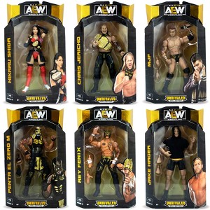AEW Unrivaled 6 Set of 6 Action Figures - 1 of 3